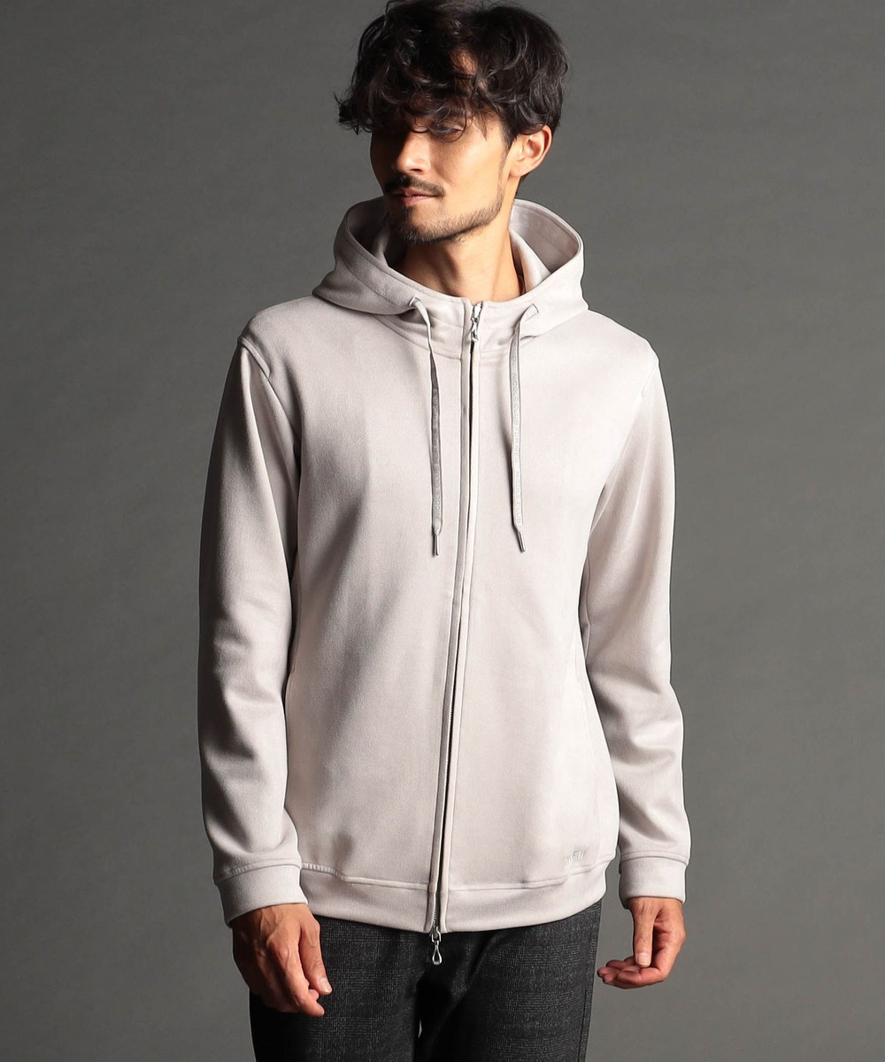 24年モデル EC限定再販売】アラカルトスウェード調 ジップアップ