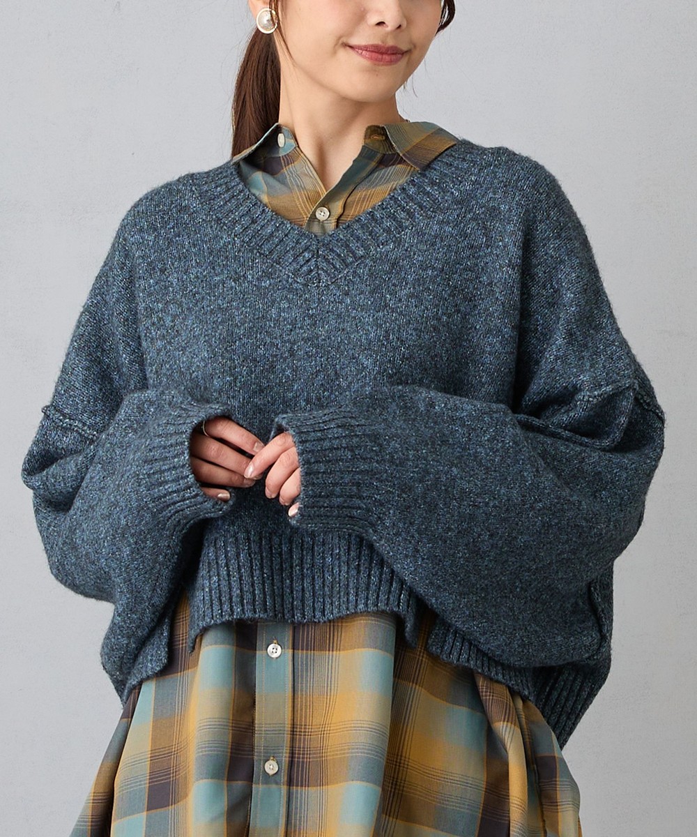 Vネックニットプルオーバー｜プルオーバー｜ニコル公式通販サイト