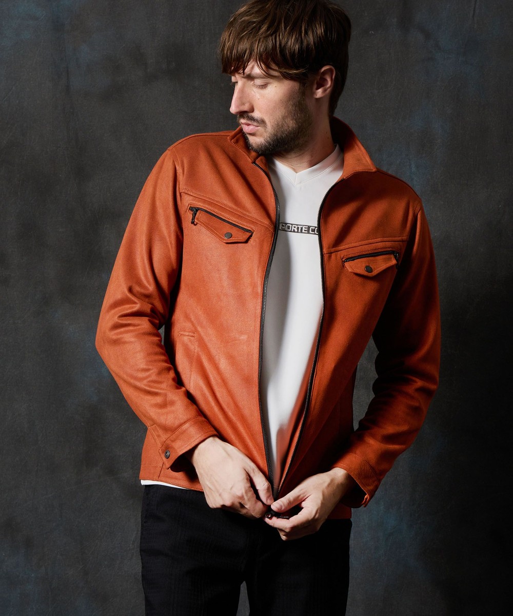 ポンチ起毛ジップアップブルゾン｜ライダース｜ニコル公式通販サイト