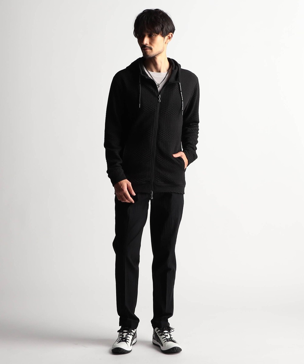 ジオメトリックジャガードフードパーカー｜パーカ｜ニコル公式通販