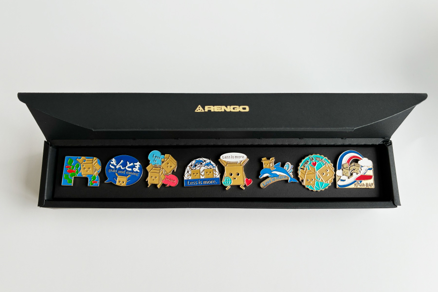 大阪・関西万博2025 ×レンゴー株式会社 オリジナルピンバッジ - na