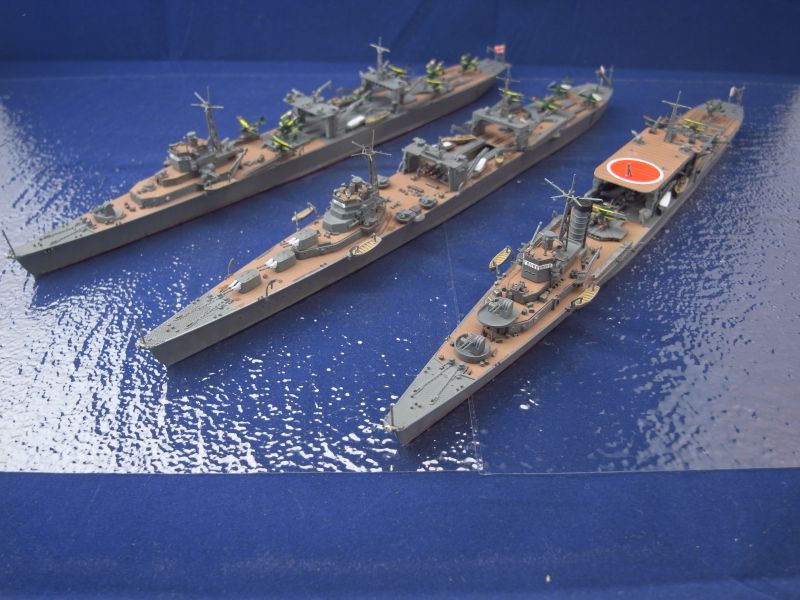 水上機母艦 日進、瑞穂、千歳】完成写真｜なみだれ日記