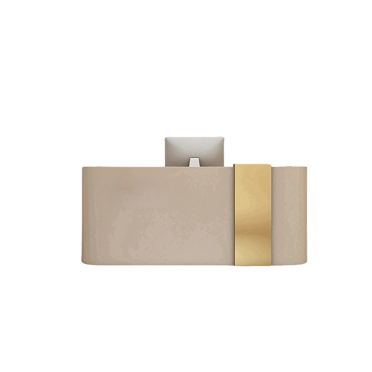 受付カウンター,レジカウンター,エントランス受付,サロン,扉付き収納