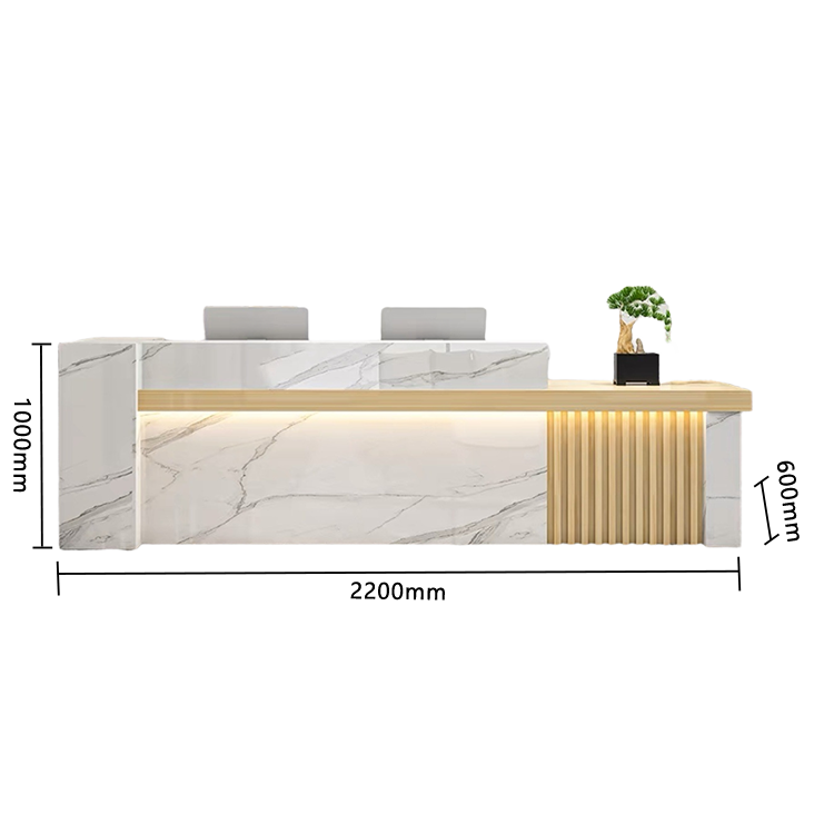 受付カウンター,レジカウンター,エントランス受付,鍵ロック,配線穴,LED