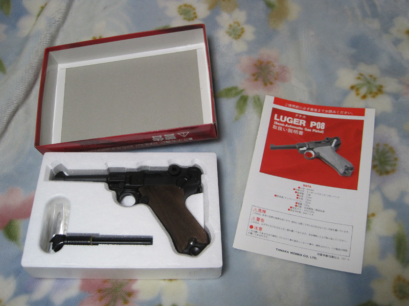 魅惑のトグルアクション ～ ルガーP08 自動拳銃 (タナカ製・ガスブロー