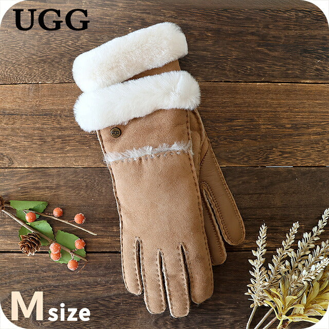 アグ 手袋 レディース ブランド UGG SHEEPSKIN SEAMED GLOVE Mサイズ