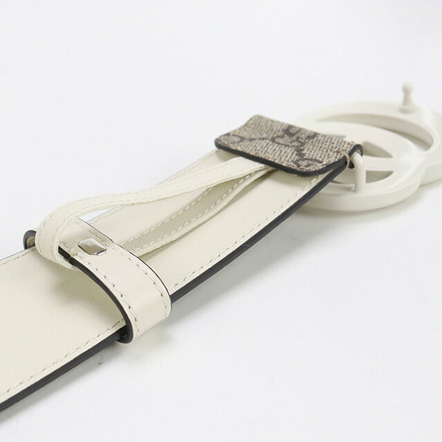 中古 グッチ ベルト レディース ブランド GUCCI ダブルG ワイド 400593