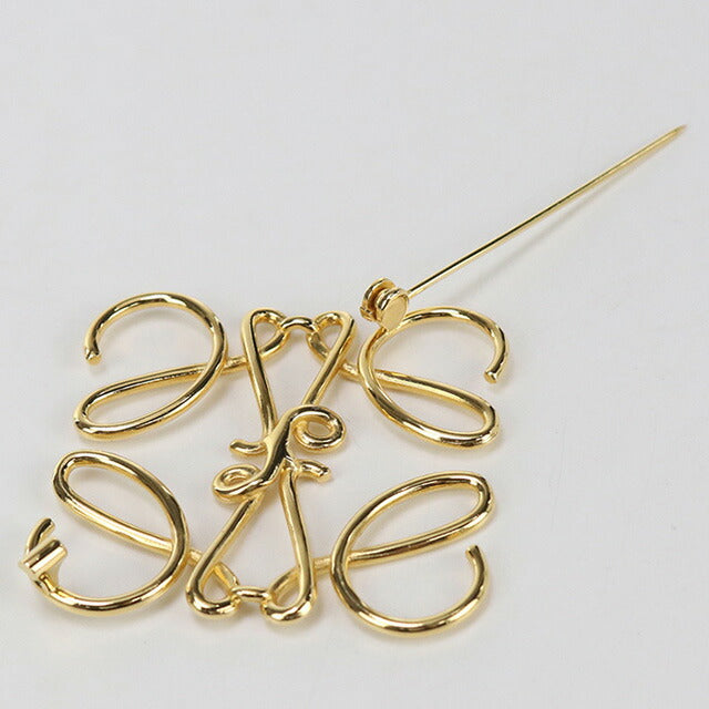 中古 ロエベ ブローチ レディース ブランド LOEWE アナグラム 111.25