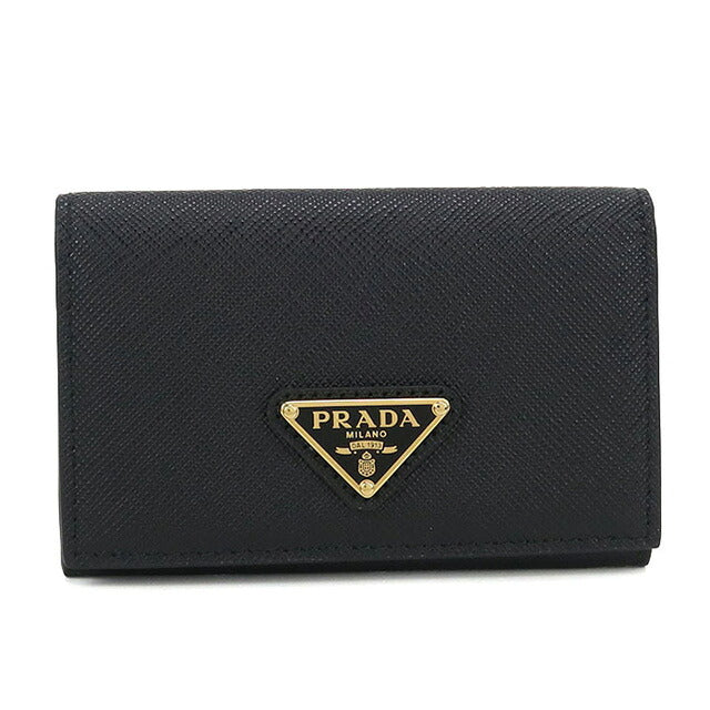 中古 プラダ 名刺入れ レディース ブランド PRADA サフィアーノ
