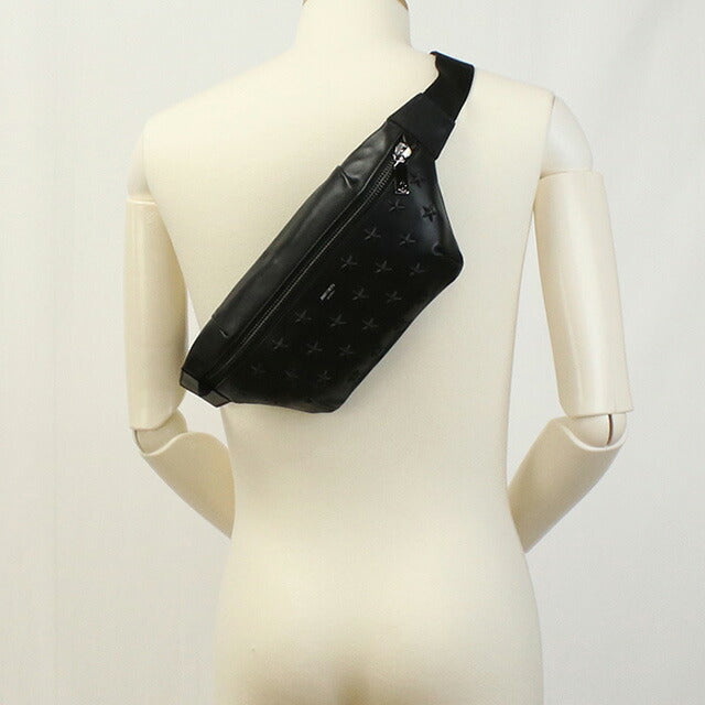 ジミーチュウ ボディバッグ メンズ ブランド JIMMY CHOO レザー