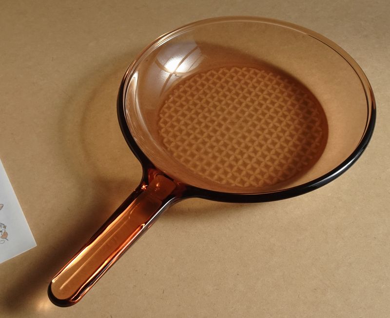 美品 VISION CORNING ビジョン 耐熱ガラス 鍋 フライパン 楽天市場