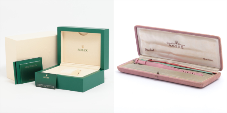 ロレックスは空箱にも価値がある？年代別デザインとその希少価値を解説