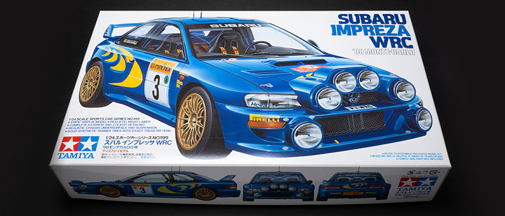 タミヤ 1/24 スバル インプレッサWRC'98 モンテカルロ の制作 #01