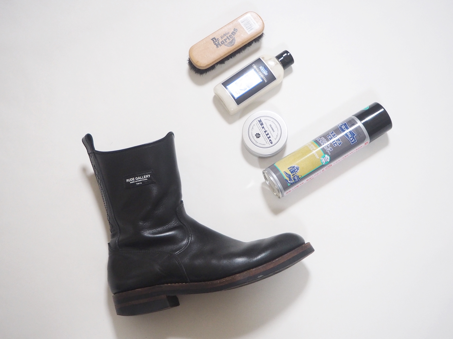 靴磨き】ルードギャラリー サイドジップブーツを磨いてみた | 余白の