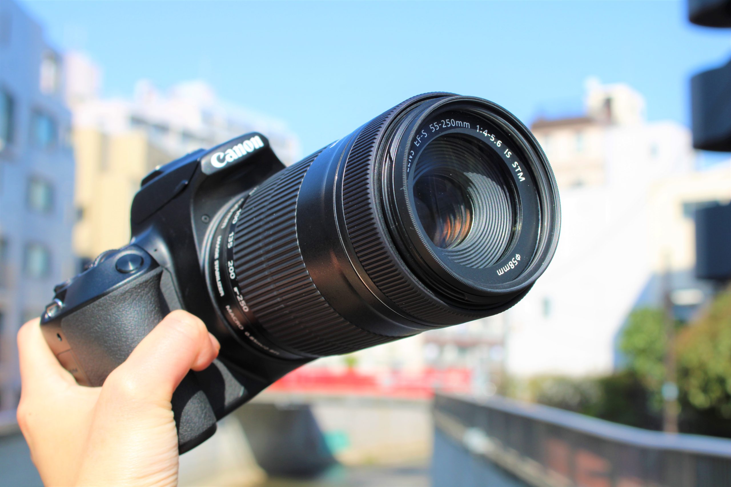 CANON（キヤノン） EF-S 55-250mm F4-5.6 IS STM 望遠ズームレンズ 1