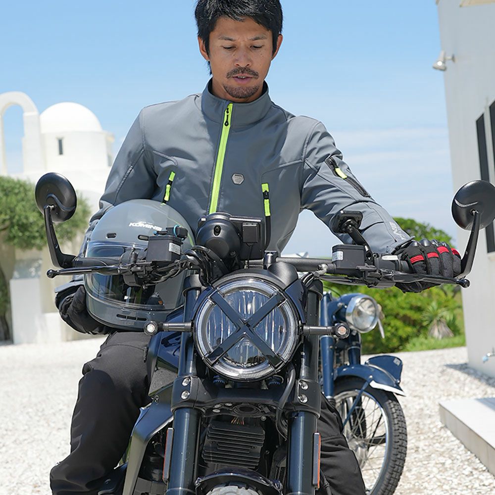 KOMINE コミネ プロテクトソフトシェルサーマルジャケット トゥオーノ