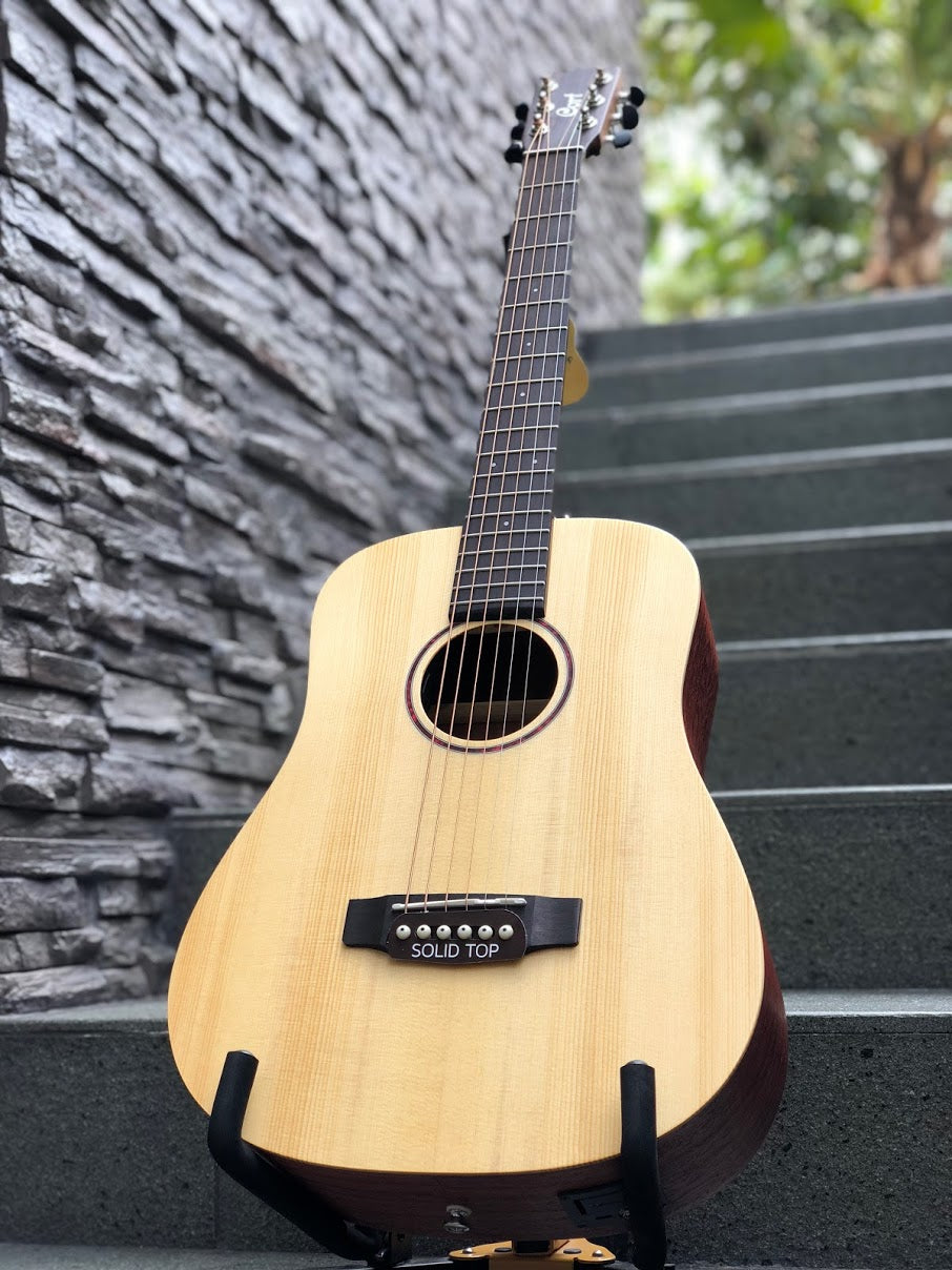 Cort Earth Mini F Adirondack Open Pore Natural – nafiriguitar.com