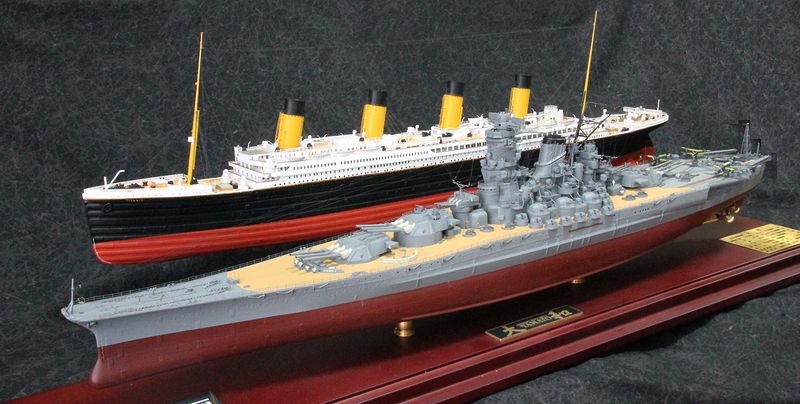 1/350 客船 R.M.S.タイタニック ディティールアップ 電飾組込完成品