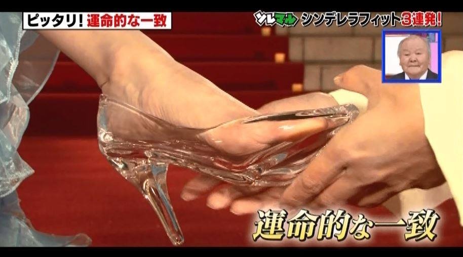 テレビ東京「ソレダメ！」に『本当に履けるガラスの靴エマ』が登場しま