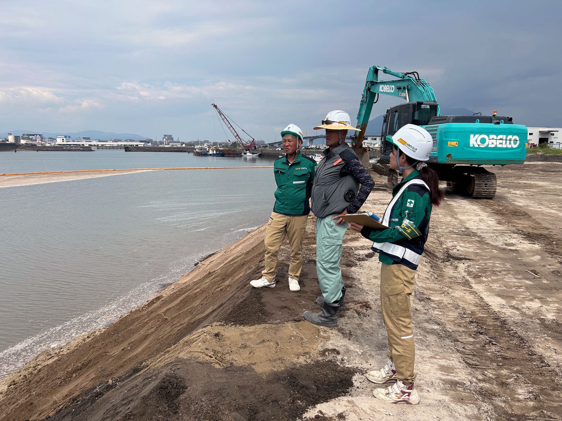 2024年9月度安全パトロール。鹿児島港(旧木材港区)整備(臨海起債)工事