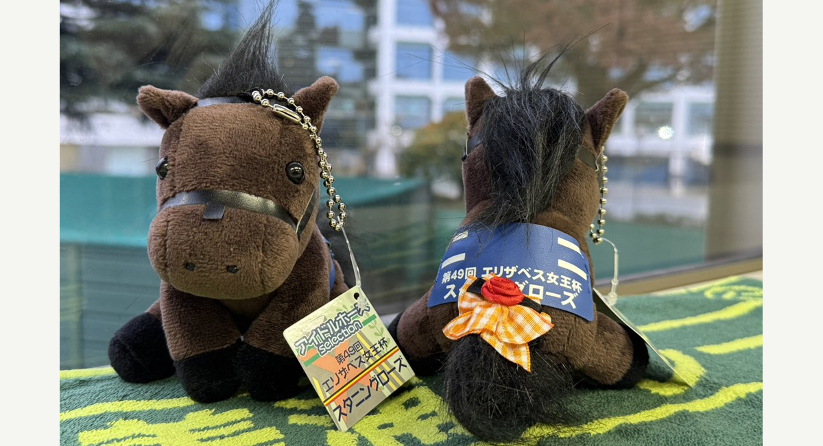 2024.12.21.中山大障害】アイドルホース、くっつきマスコットオジュウ