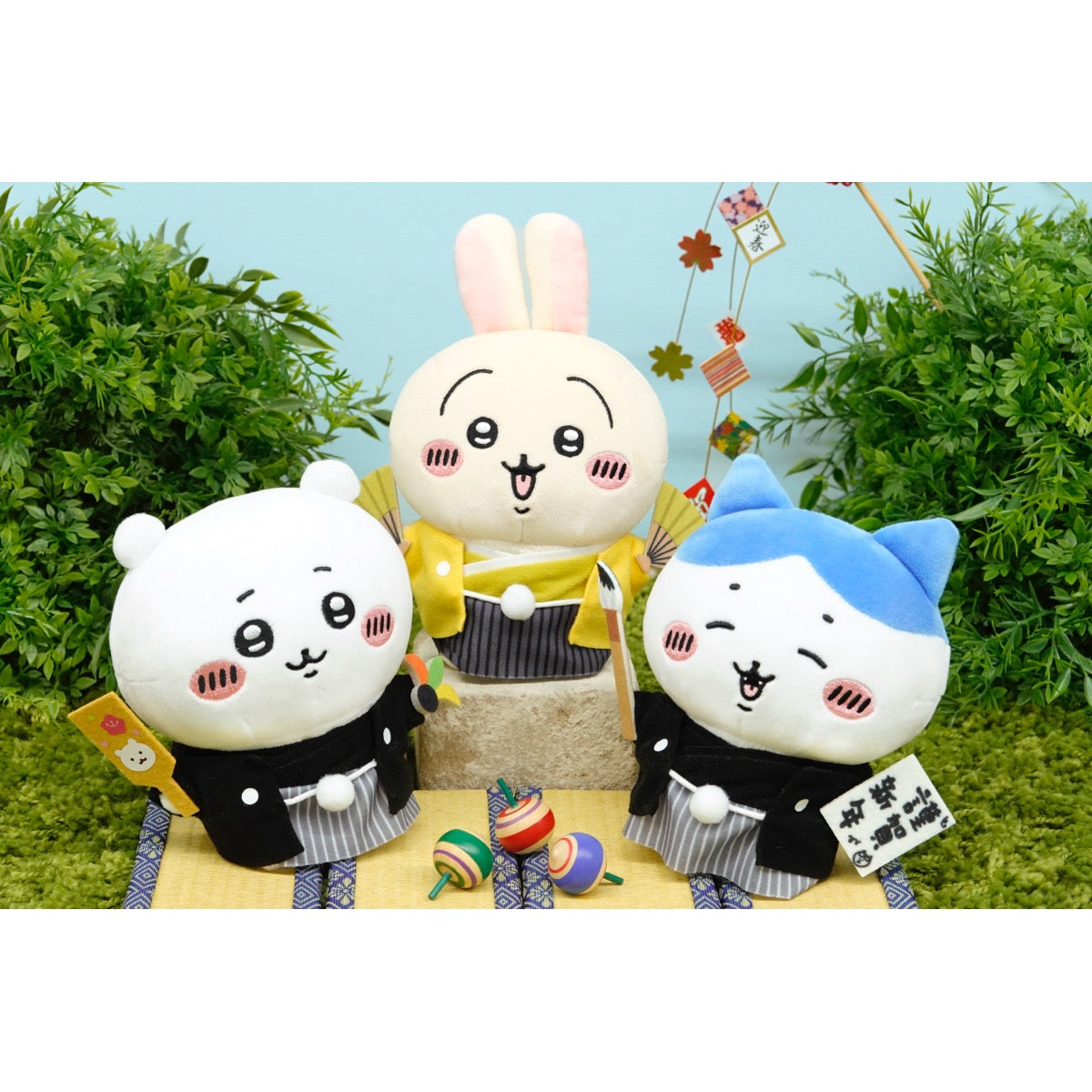 ナガノキャラクターズ ぽてたまぬいぐるみ（ハチワレ・正月） | ナガノ