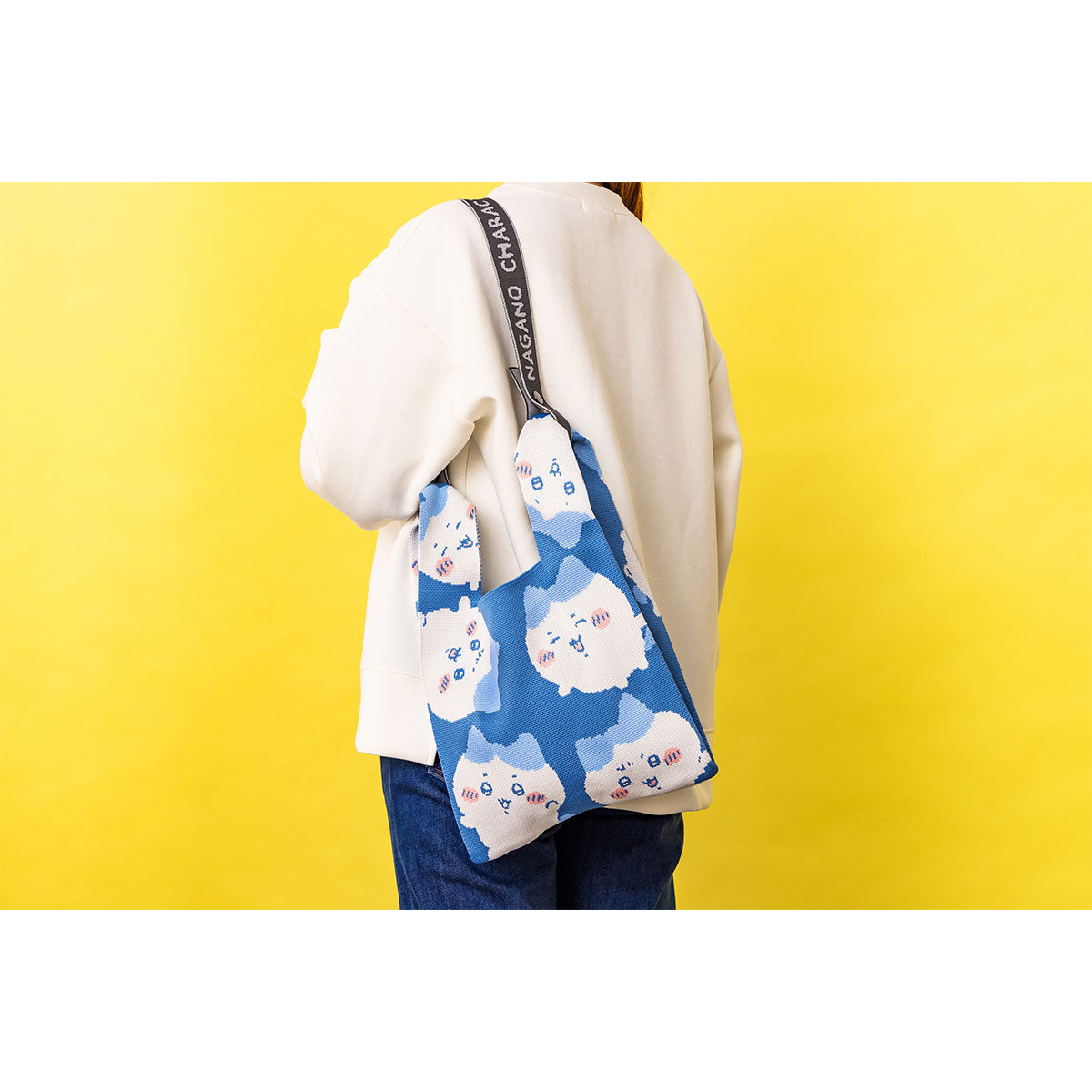 ナガノキャラクターズ ニットバッグ（ハチワレ） | ナガノ