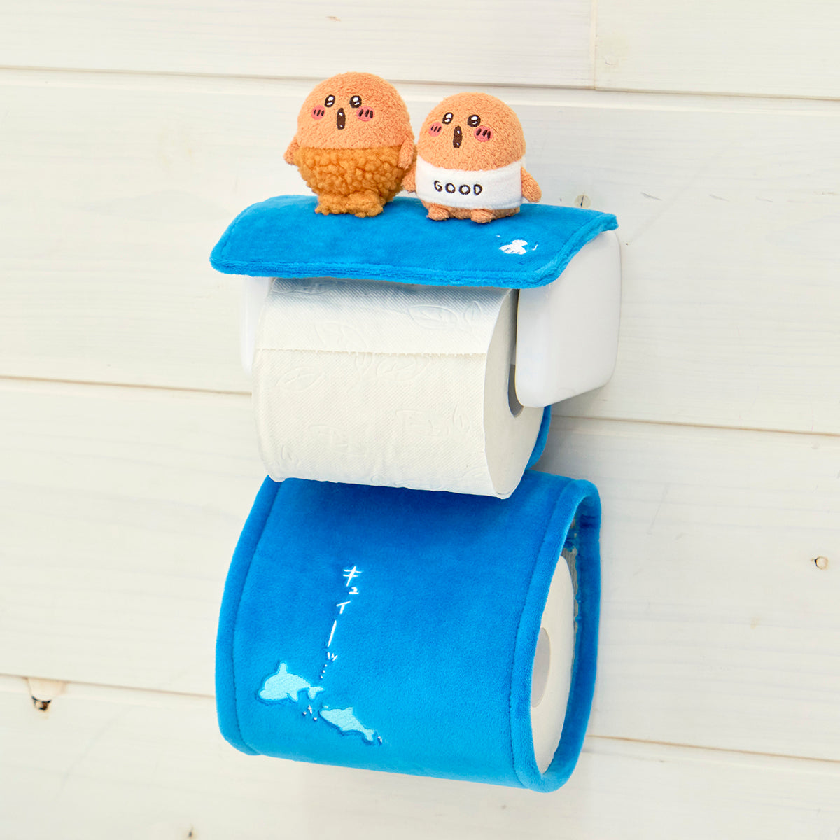 ナガノマーケット ペーパーホルダーカバー（もぐらコロッケのゆめ