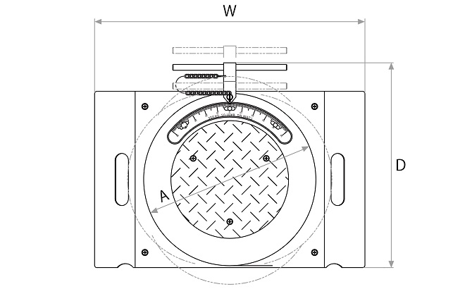 ターニングラジアスゲージ | 製品情報 | 長崎ジャッキ | 整備業界を下