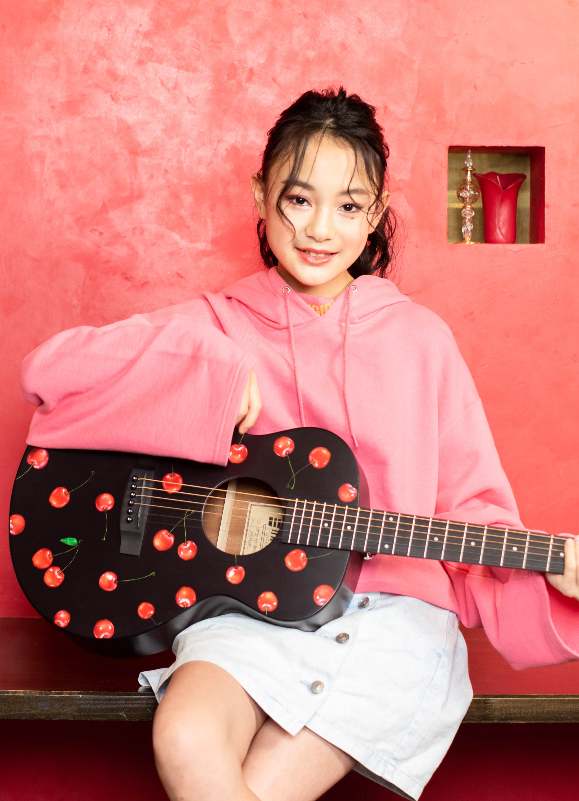 DISCONTINUED] cherry mini Ebony | DISCONTINUED | NAGI GUITARS