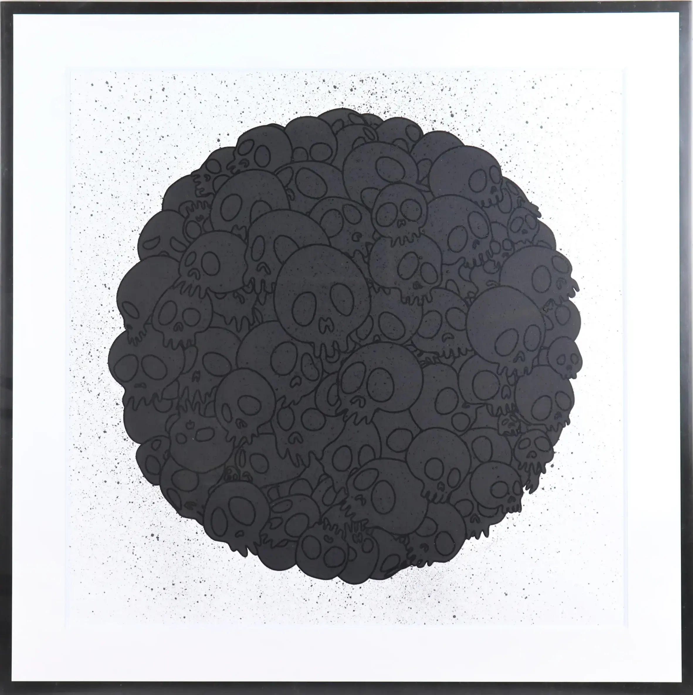 for BLM Black Skulls Round Print | 村上隆 （ムラカミタカシ