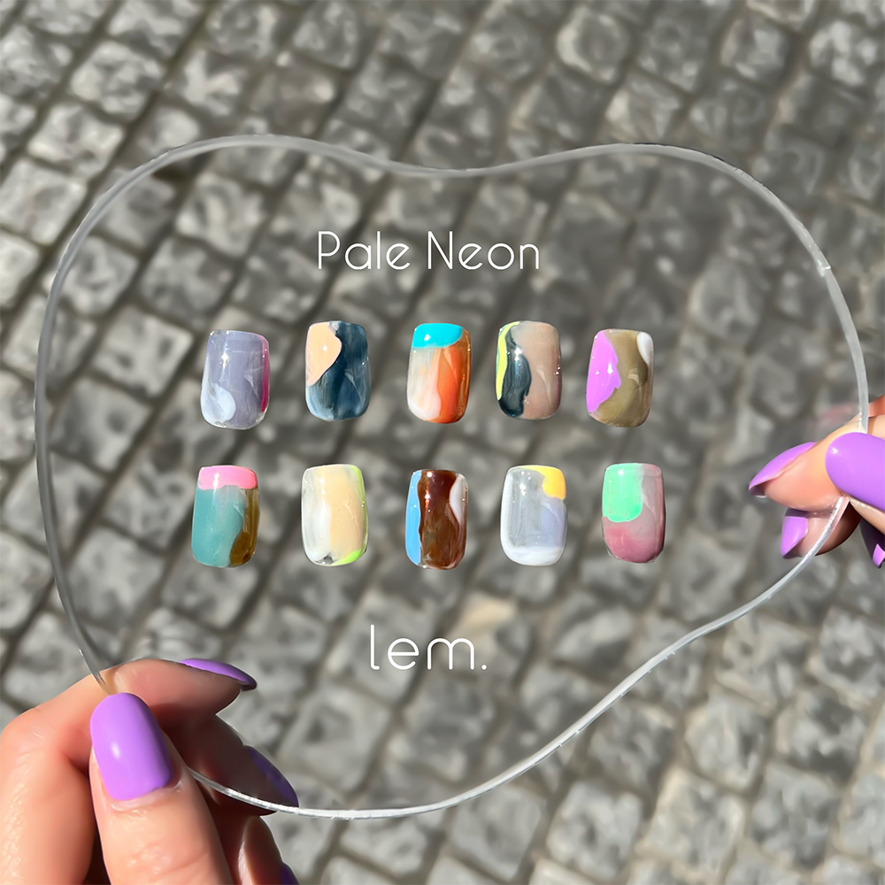 lem. カラージェル 10色セット ペールネオン LM-PNC10 / NESオンライン