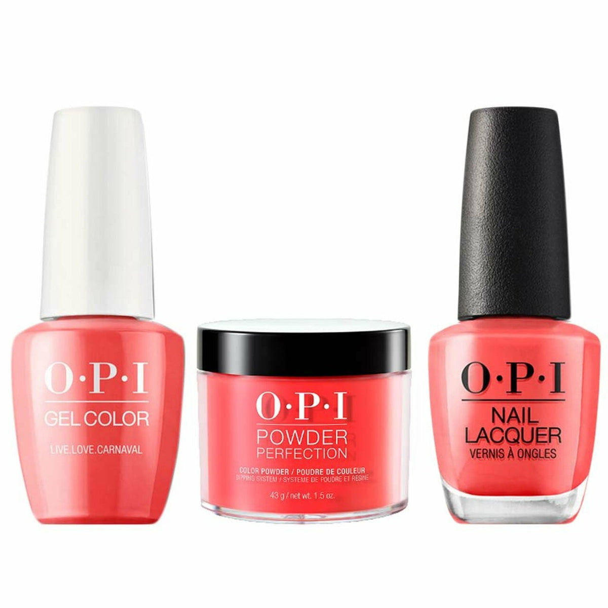OPI 3IN1 - A69 - LIVE.LOVE.CARNIVAL (Gel, Lacquer, Dip Powder