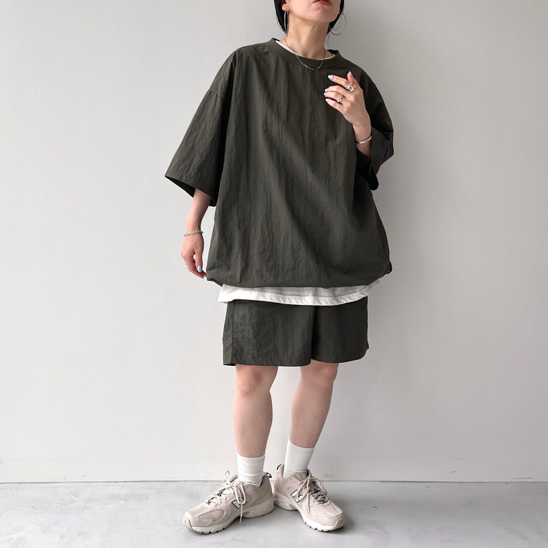 premium nylon setup / olive（プレミアムナイロンセットアップ
