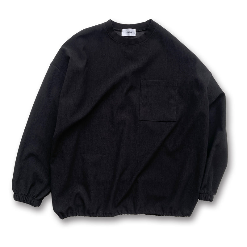 premium slab pullover / black（プレミアムスラブプルオーバー