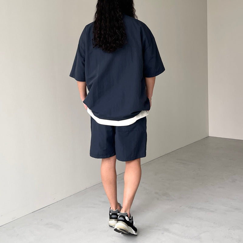 premium nylon setup / navy（プレミアムナイロンセットアップ