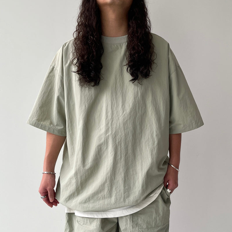 premium nylon setup / light green（プレミアムナイロンセットアップ