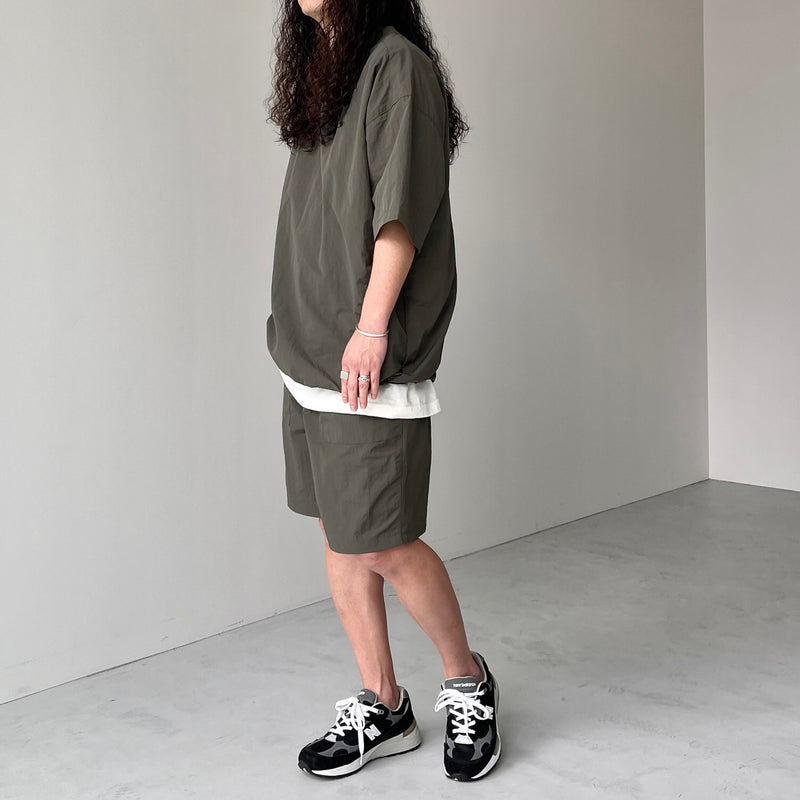 premium nylon setup / olive（プレミアムナイロンセットアップ