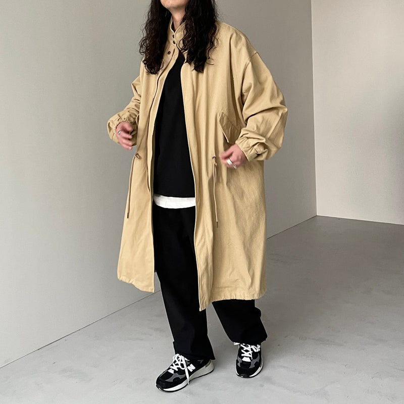 vintage like military mods coat M-65 / beige（ビンテージライク