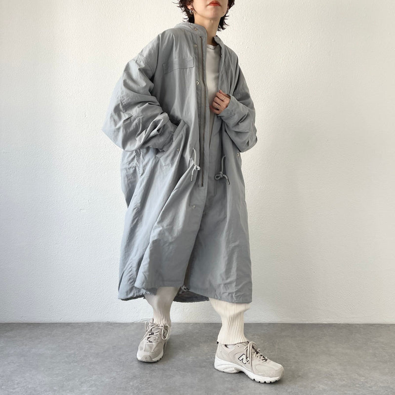 loose silhouette military mods coat / gray（ルーズシルエット
