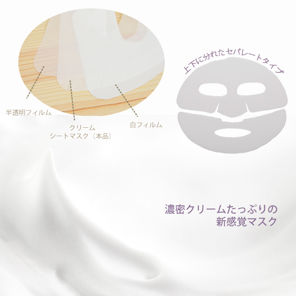パック・フェイスマスク naturable + LIFTING RECIPE CREAM 50g