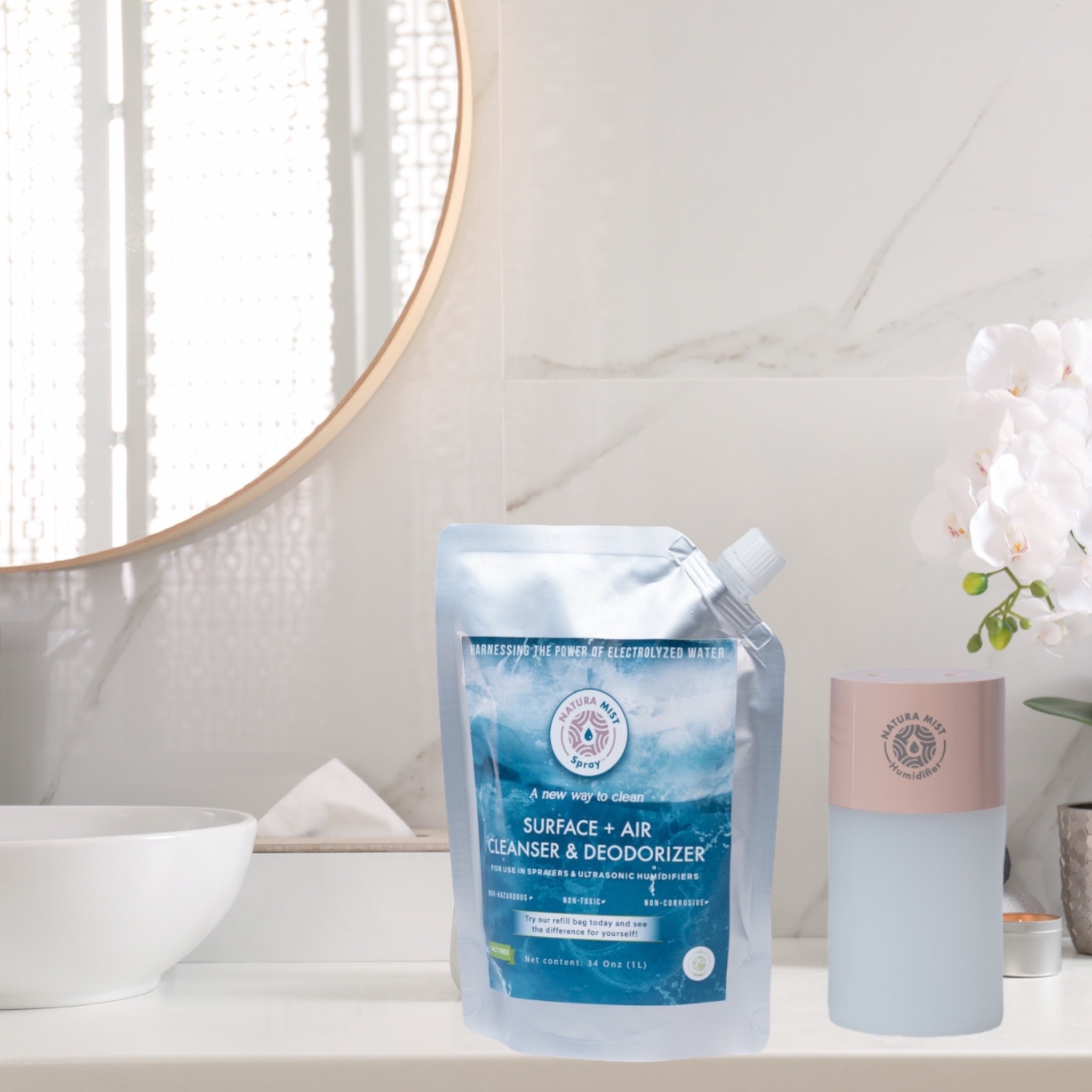 Surface+AIR Cleanser & DEODORIZER (Refill bag) NON-TOXIC CLEANER