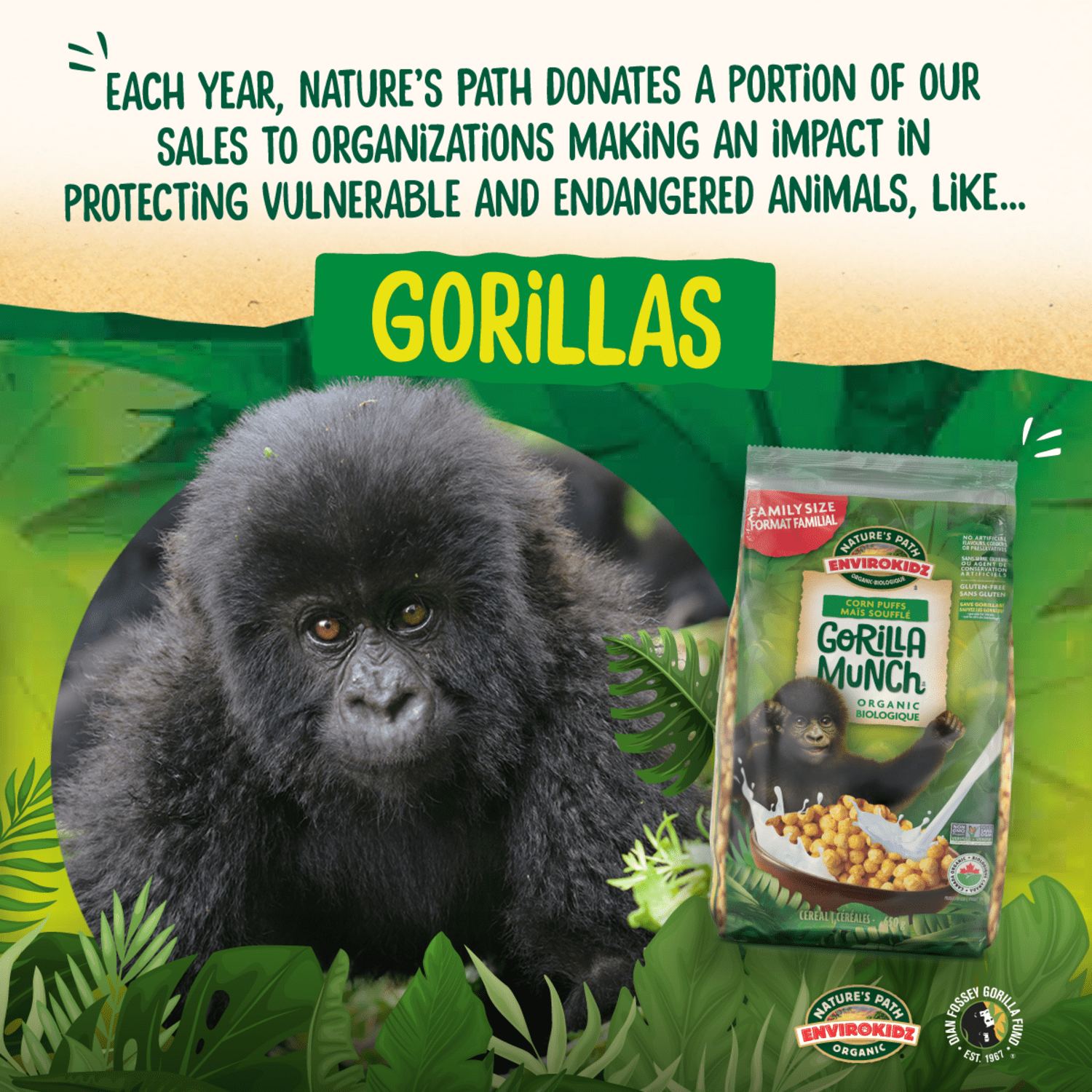 Gorilla Munch Cereal – Nature's Path