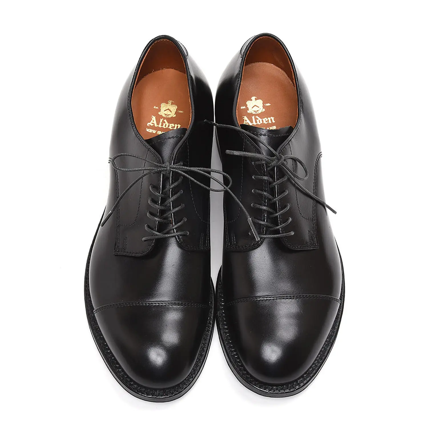 冠婚葬祭】オールデン 56610 CAP TOE モディファイド カーフ黒