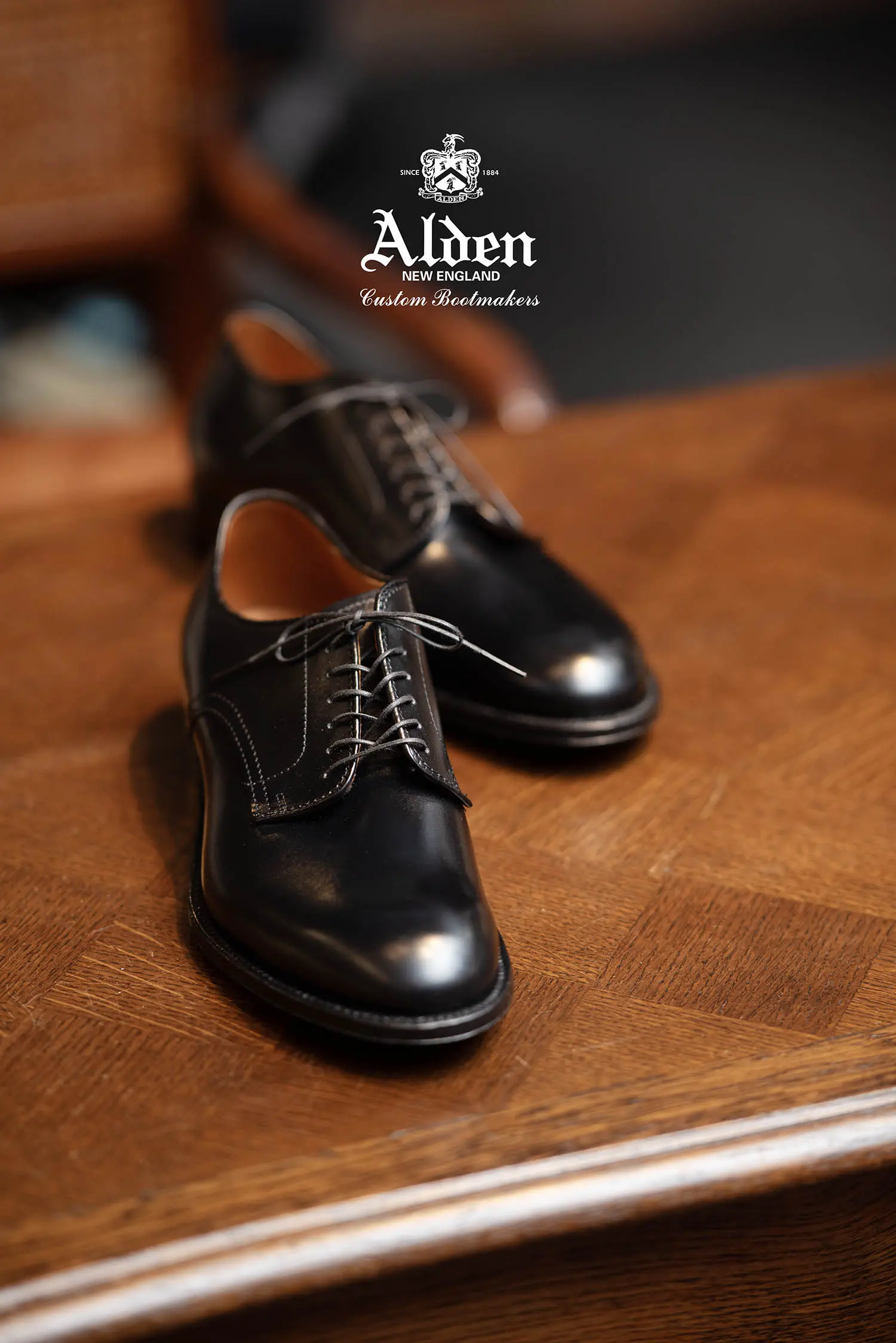 オールデン 53507 P-TOE モディファイド カーフ黒-Natoriya