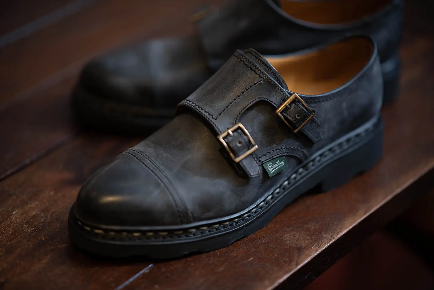 可愛いダブルモンクストラップシューズ】パラブーツ VOGUE (レディース)