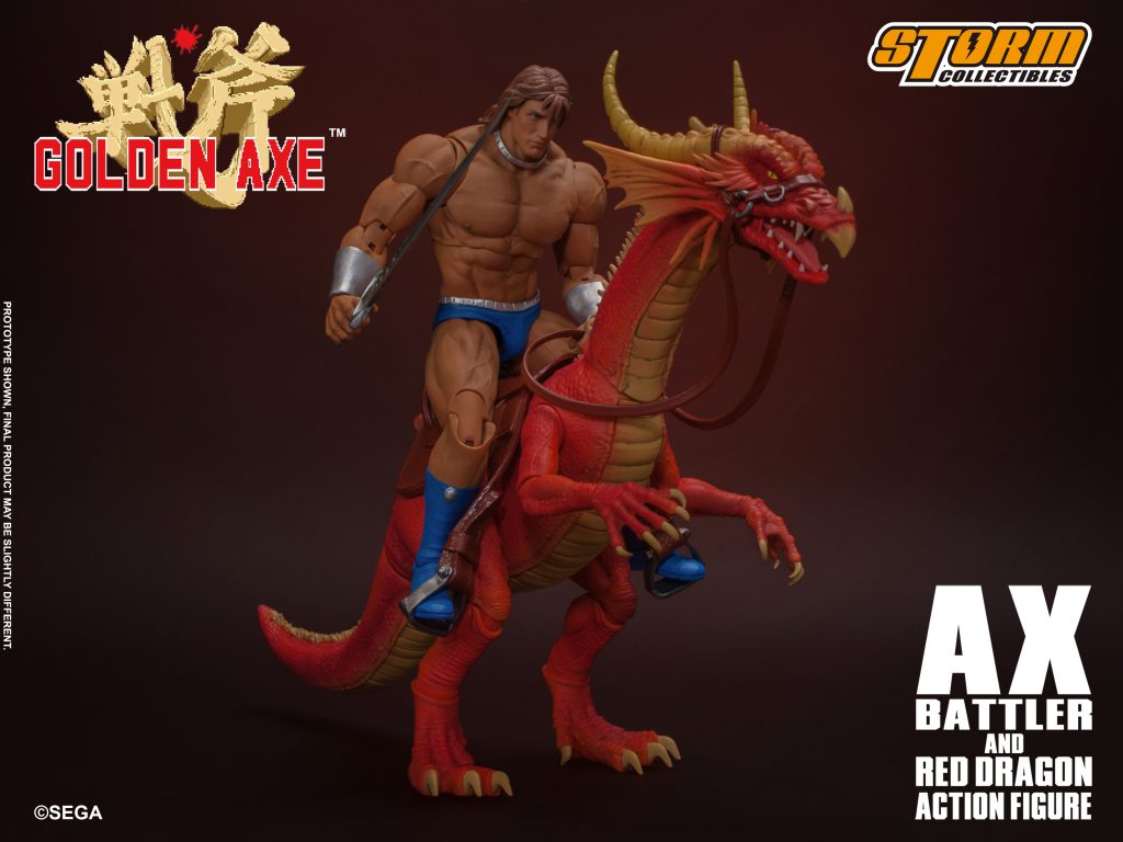 Golden Axe Action Figure AX Battler And Red Dragon | 株式会社ノーツ