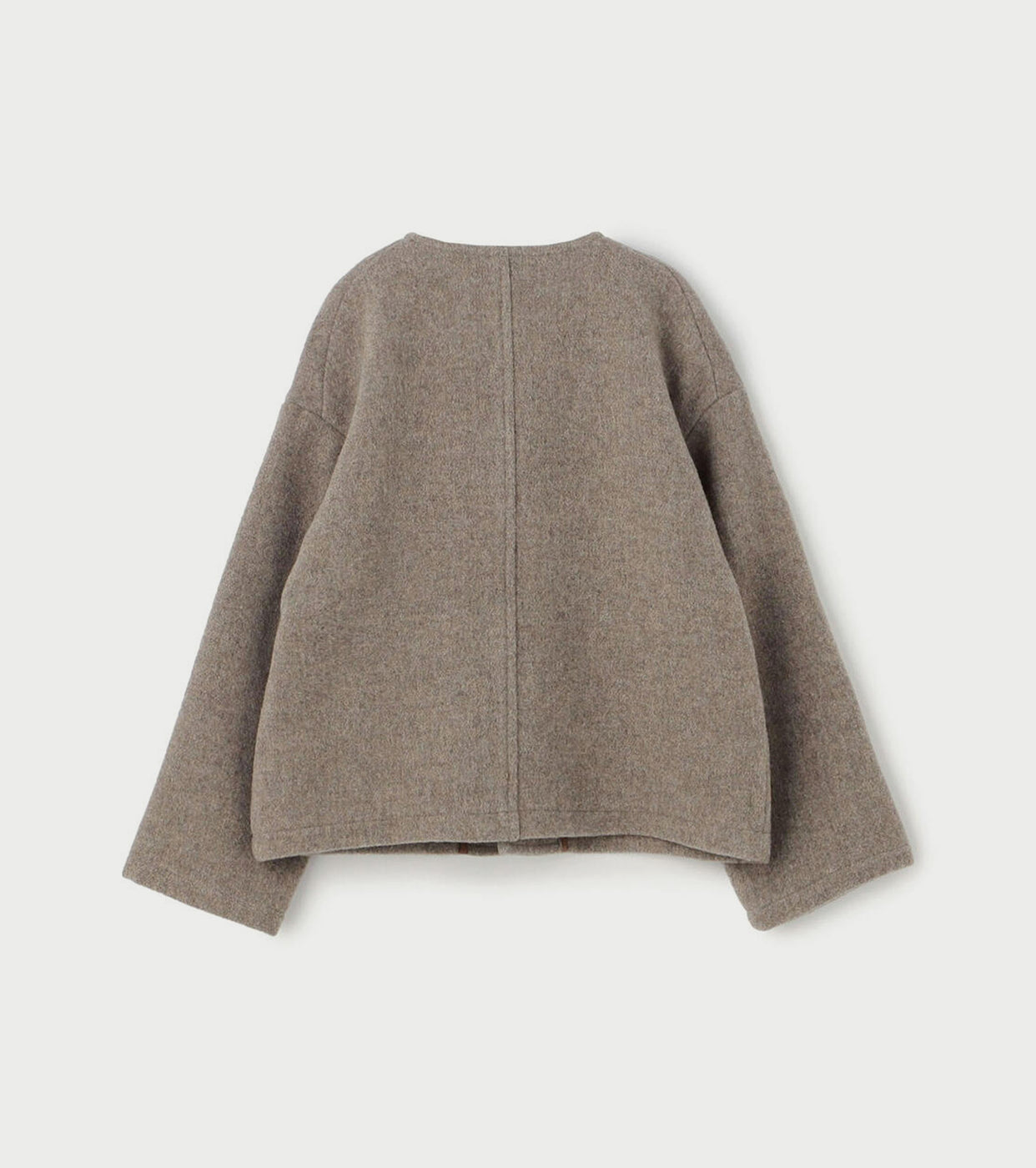 DANTON ウール ライト パイル カラーレス ジャケット , Beige – Navyblue