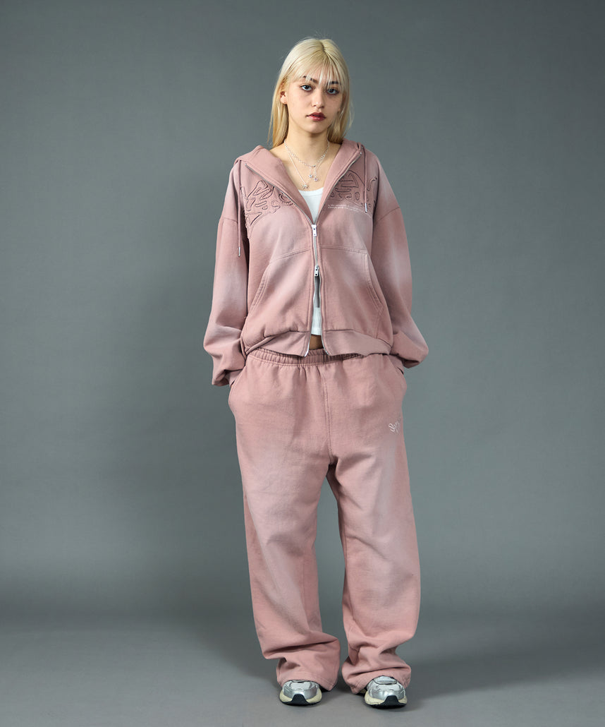 SEQUENZ（シークエンズ）】LOGO APPLIQUE SWEAT PANTS / スウェット