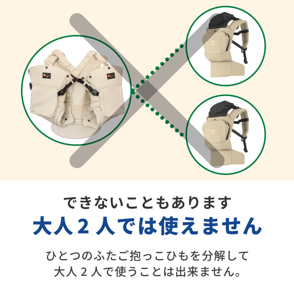 キッズデザイン賞・子育て支援大賞 受賞】抱っこひも ふたご（双子